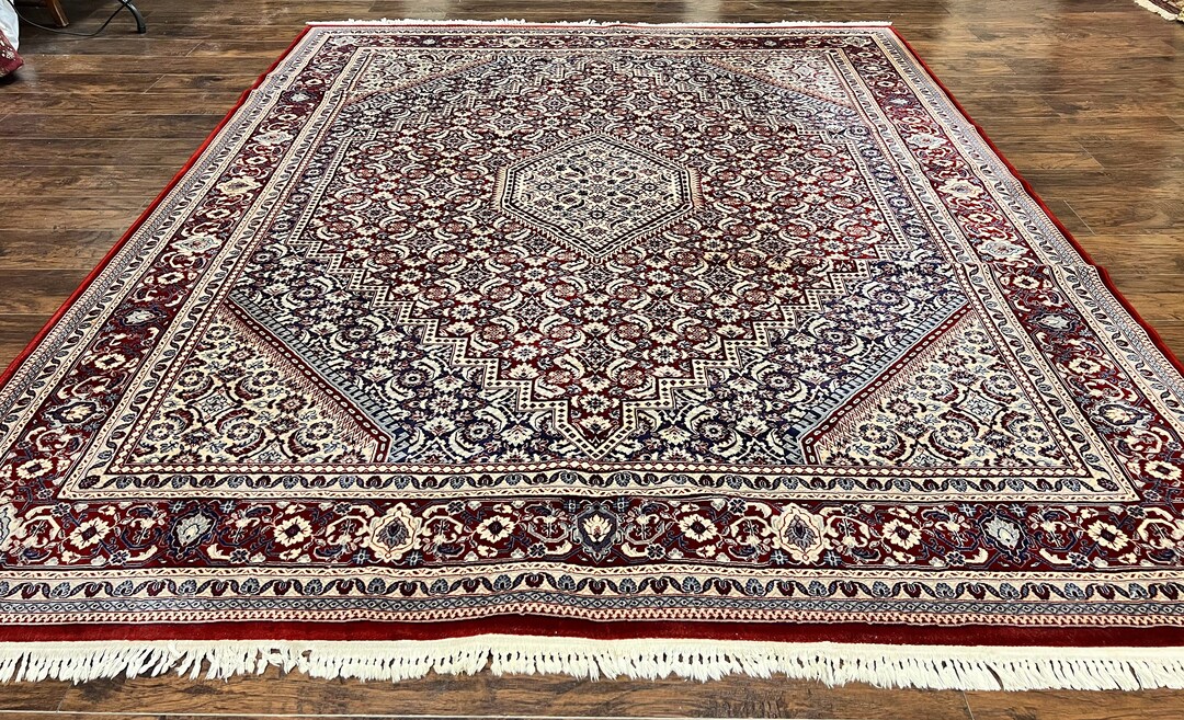 Karastan Rug 8x10, Kara Shah Red Bidjar, Belgium Power Loomed Rug, Wool ...