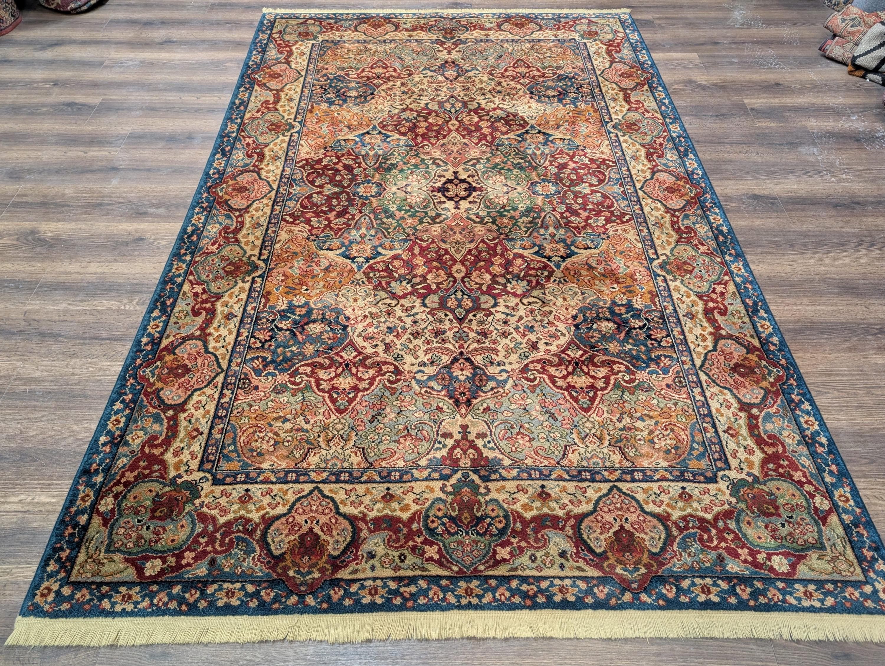 Karastan Rug 5.9 X 9, Samovar Teawash Kirman Panel #900-902, Wool