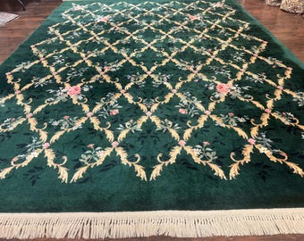 Karastan Rug 4x6, Multicolor Panel Kirman #717, Wool Original 700