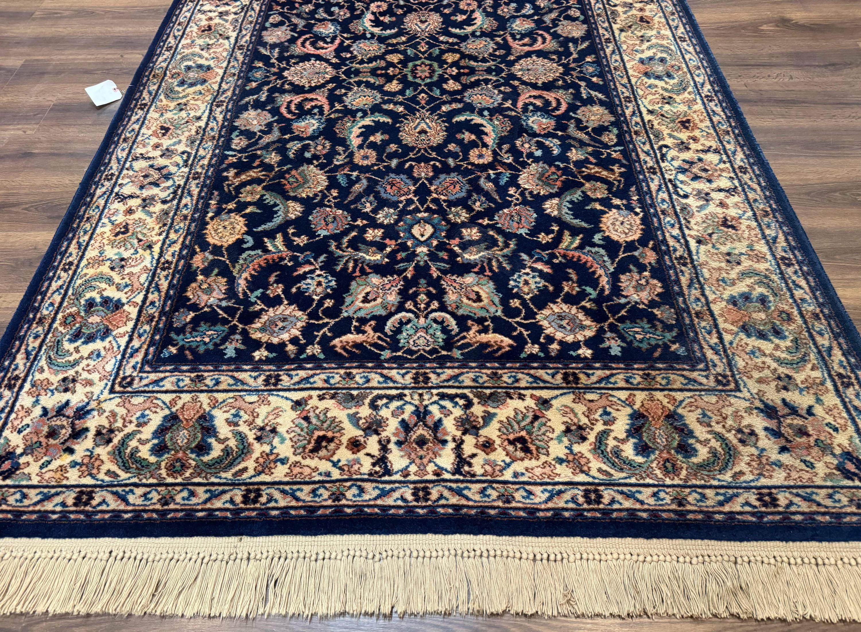Karastan Rug #747, Indigo Ta'briz 5.9 X 9 - Etsy