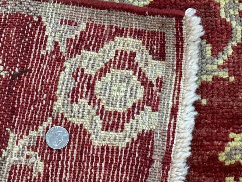 Modern Turkish Oushak Rug 5x8, Brick Red Etsy Canada