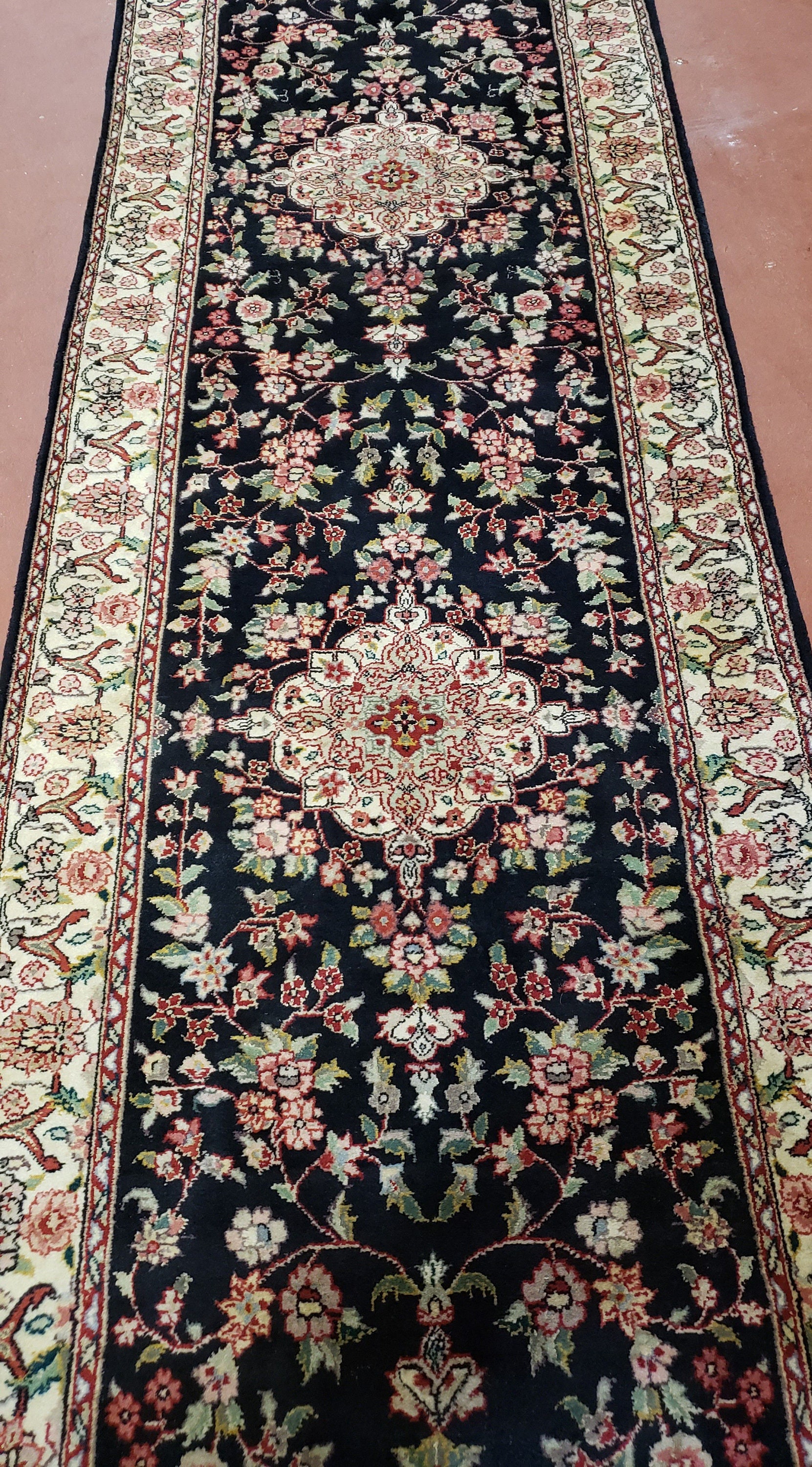 Traditional Oriental Runner Rug 12ft Long Hallway Carpet 2.5 Etsy