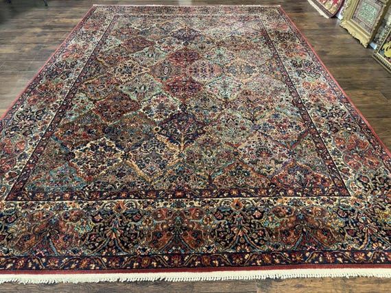 Karastan Rug Multicolor Panel Kirman #717, 8.8 X 12 Karastan