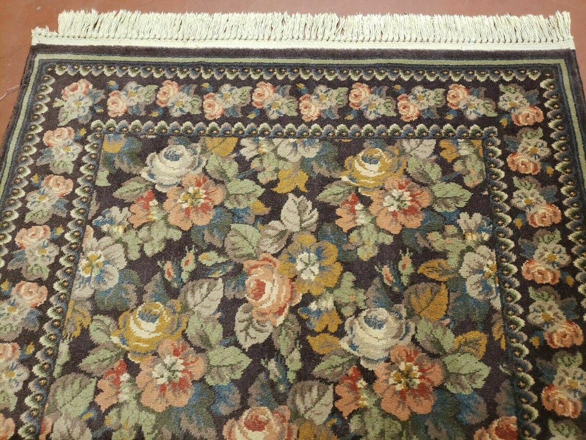 Karastan Rug 4x6 Vintage Karastan Area Carpet 4 x 5.5 Etsy