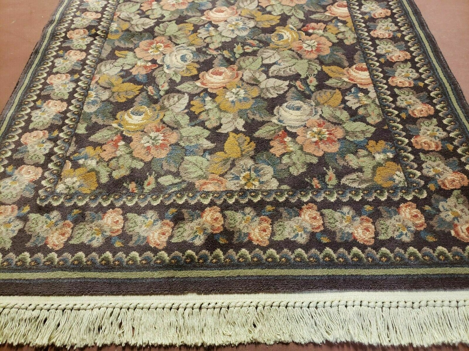 Karastan Rug 4x6 Vintage Karastan Area Carpet 4 x 5.5 Etsy
