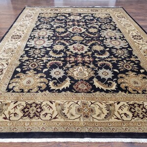 インドペルシャ絨毯 7.9 x 9.9フィート、室内サイズのインド絨毯