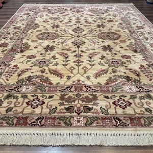 8.8 x 10.6 Karastan Agra Rug #704, Original 700 Series, Discontinued, Wool Pile, Vintage, Rare