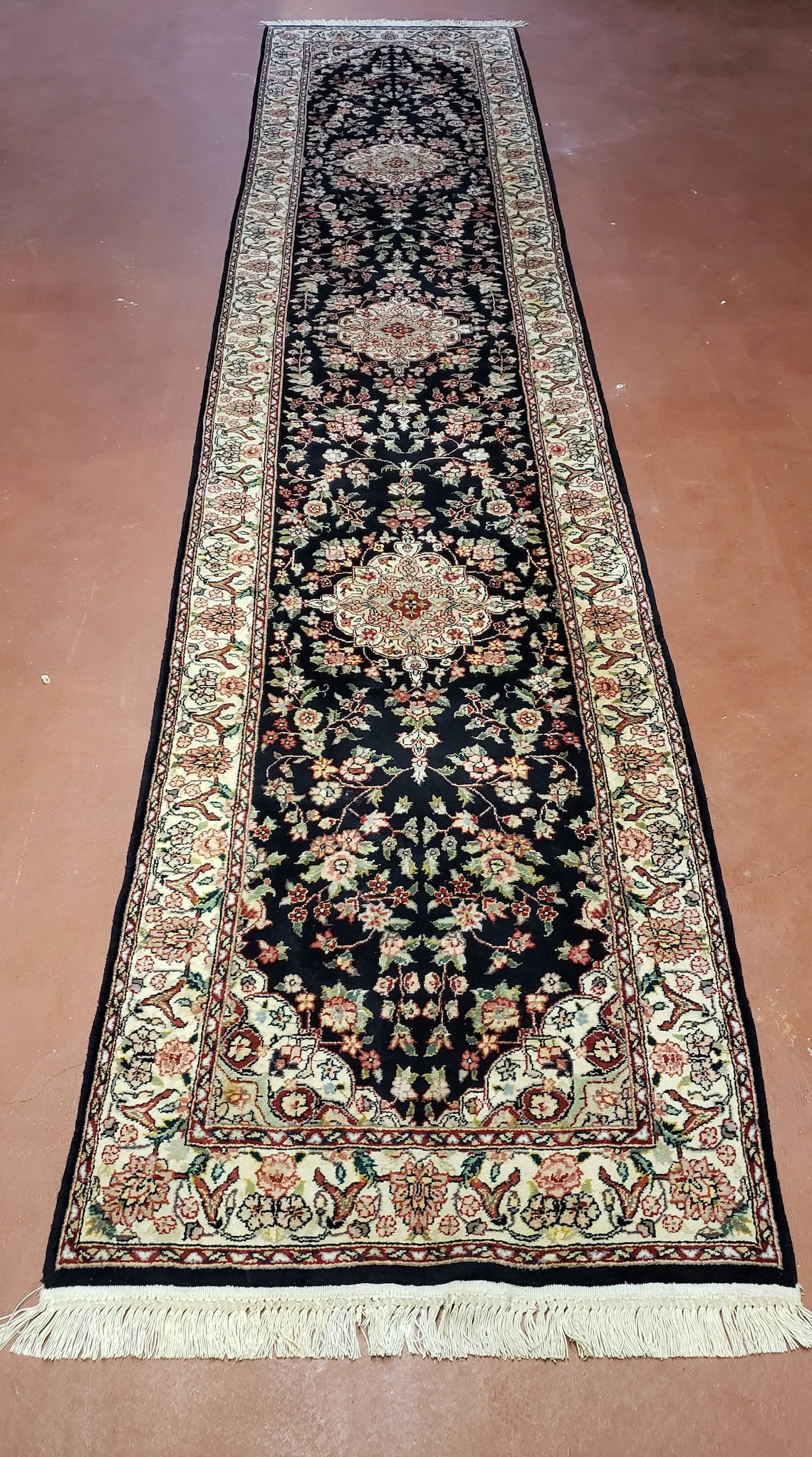 Traditional Oriental Runner Rug 12ft Long Hallway Carpet 2.5 Etsy