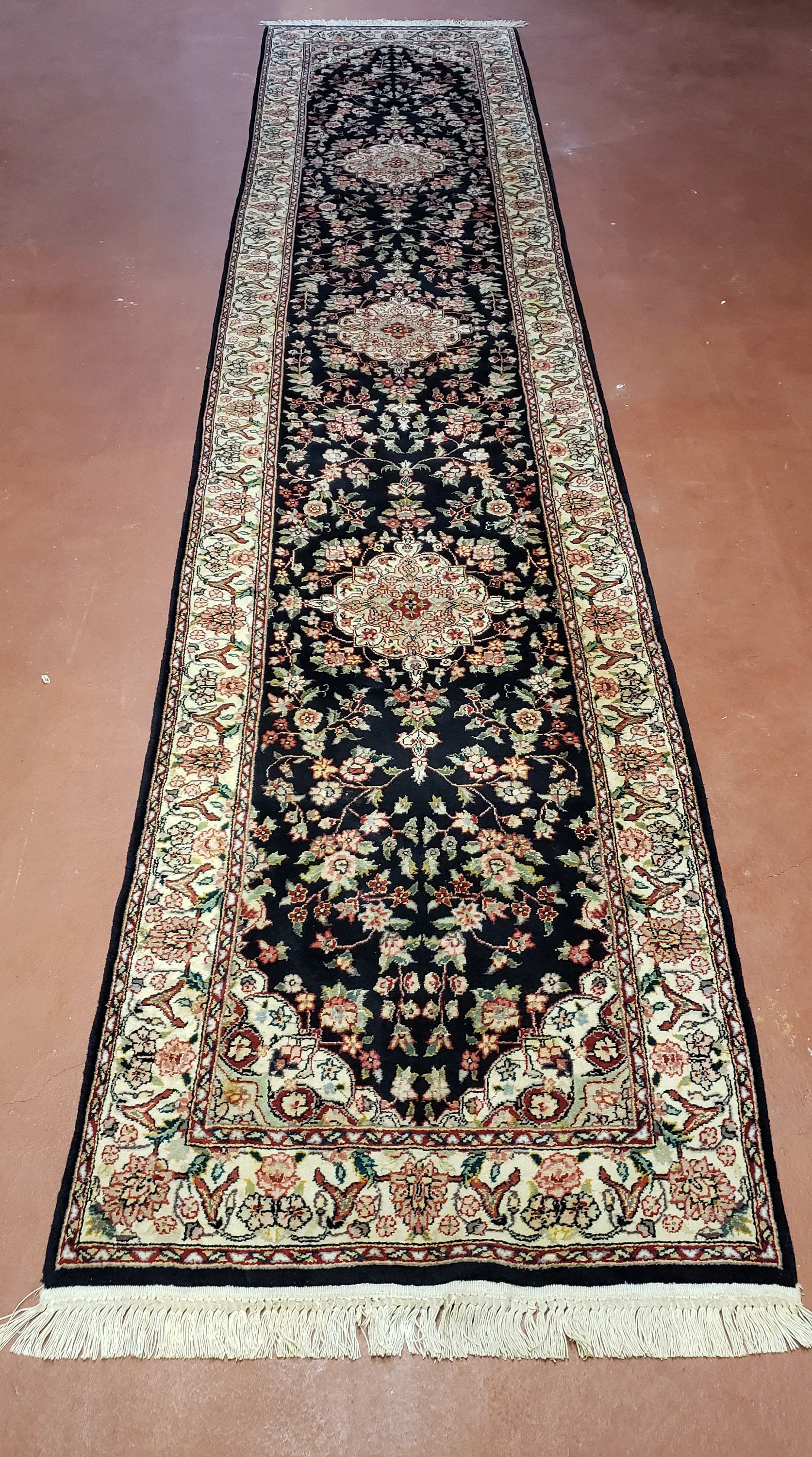 Traditional Oriental Runner Rug 12ft Long Hallway Carpet 2.5 Etsy