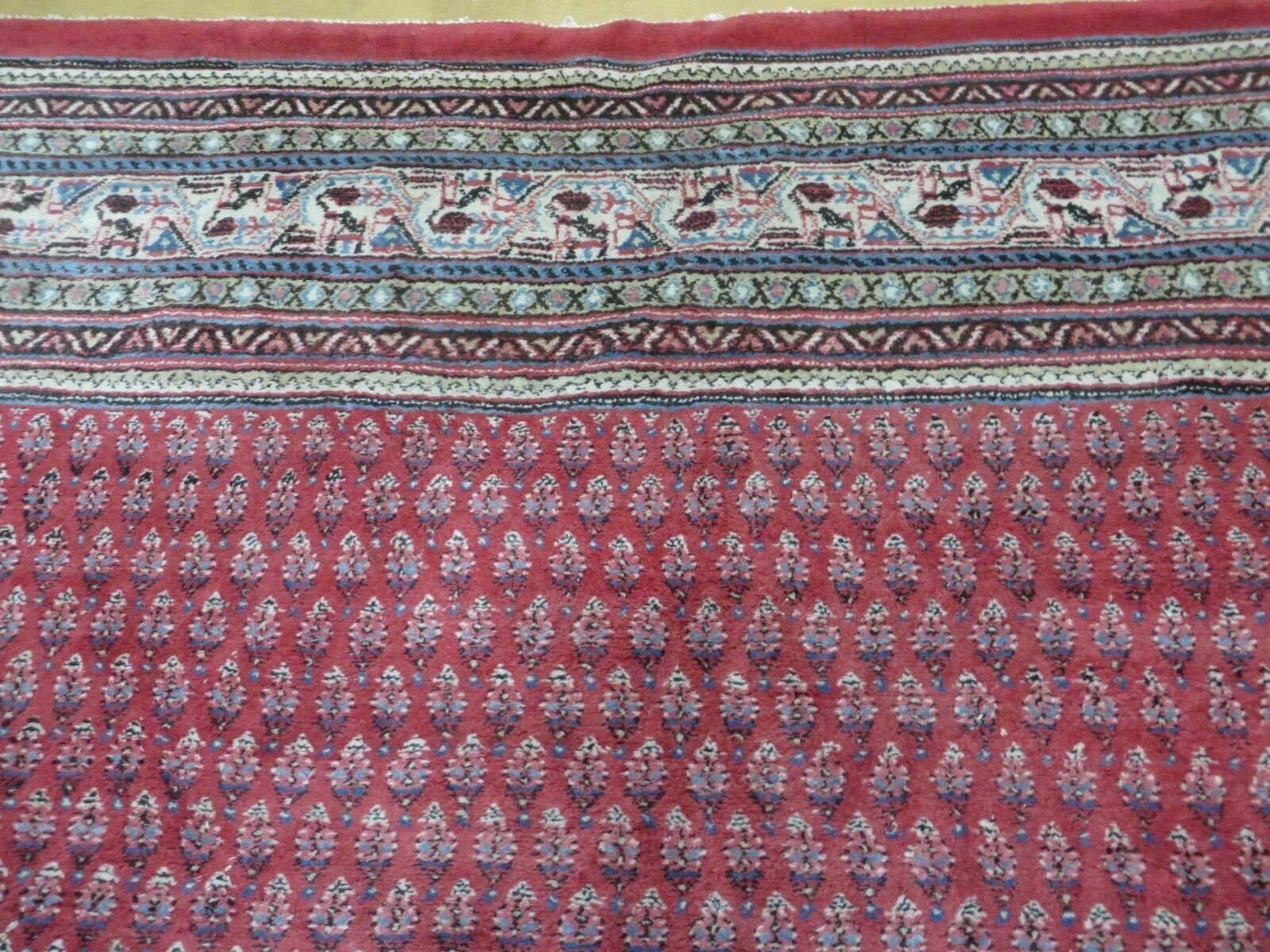 7' X 9' Vintage India Oriental Paisley Handmade Wool | Etsy