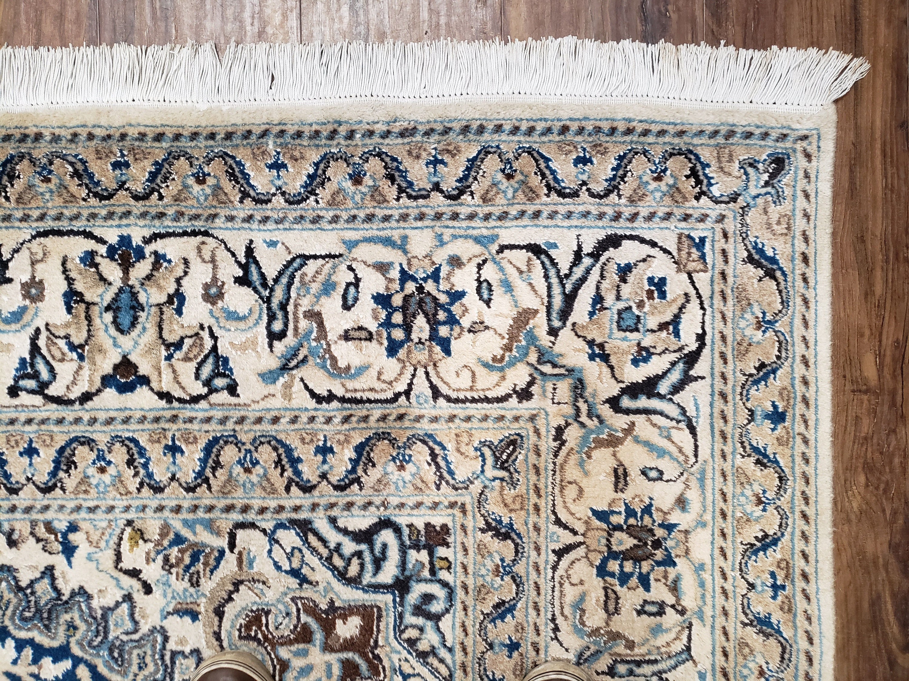 Handmade Square Rug 6x6 Oriental Wool Carpet With Silk 6.5 x Etsy