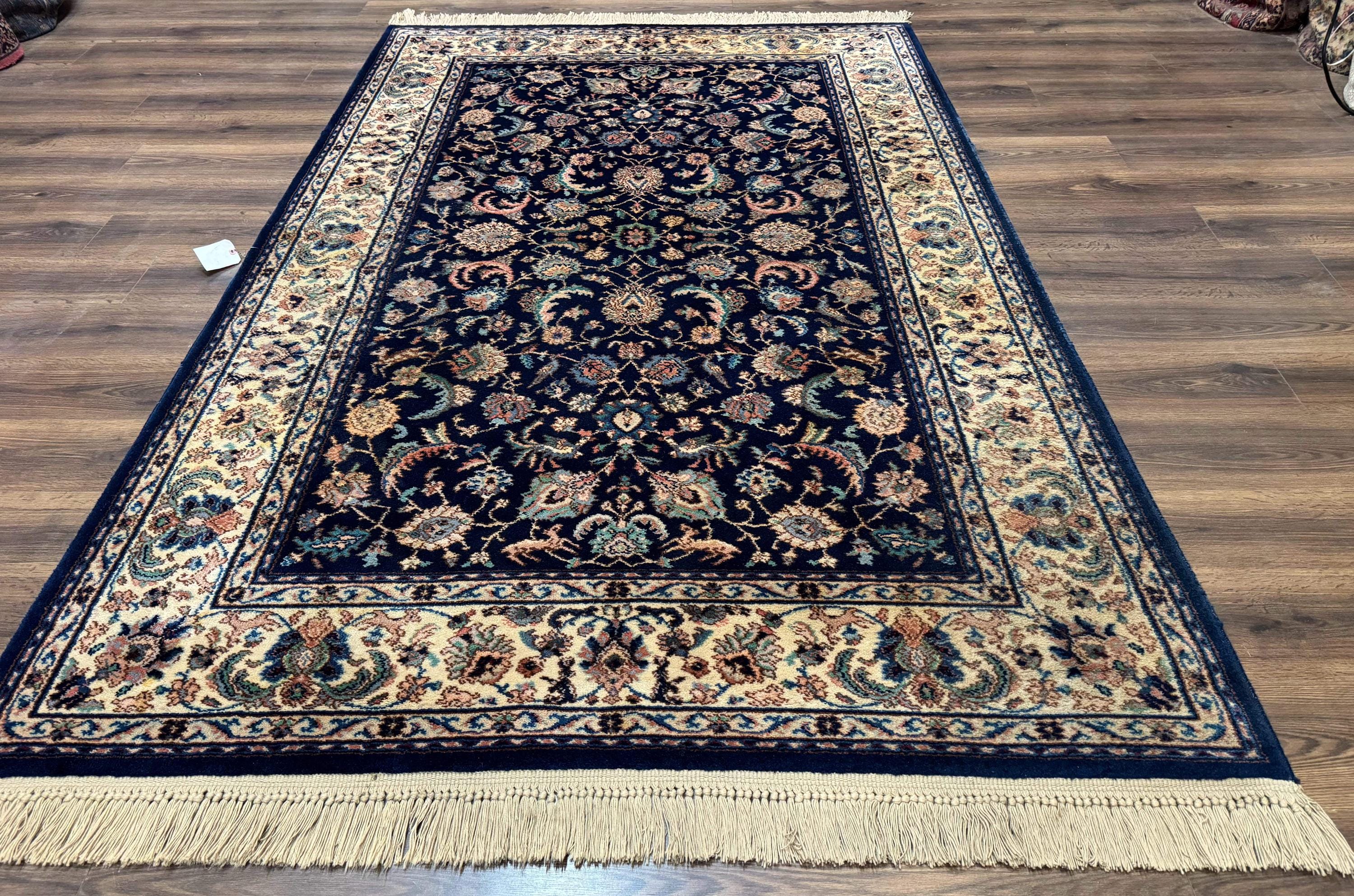 Karastan Rug #747, Indigo Ta'briz 5.9 X 9 - Etsy