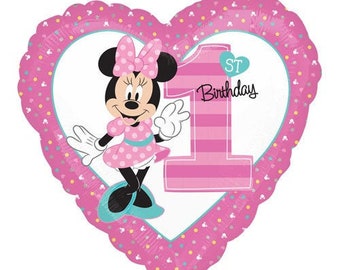 Minnie Mouse 1st Birthday Decorations Etsy