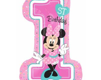 Minnie Mouse 1st Birthday Decorations Etsy