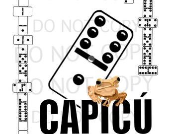 Dominos capiú play digital design SVG and PNG instant download files