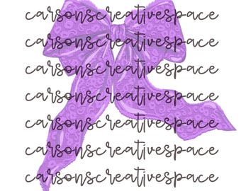 Handgetekende paarse kanten strik png-download met transparante achtergrond