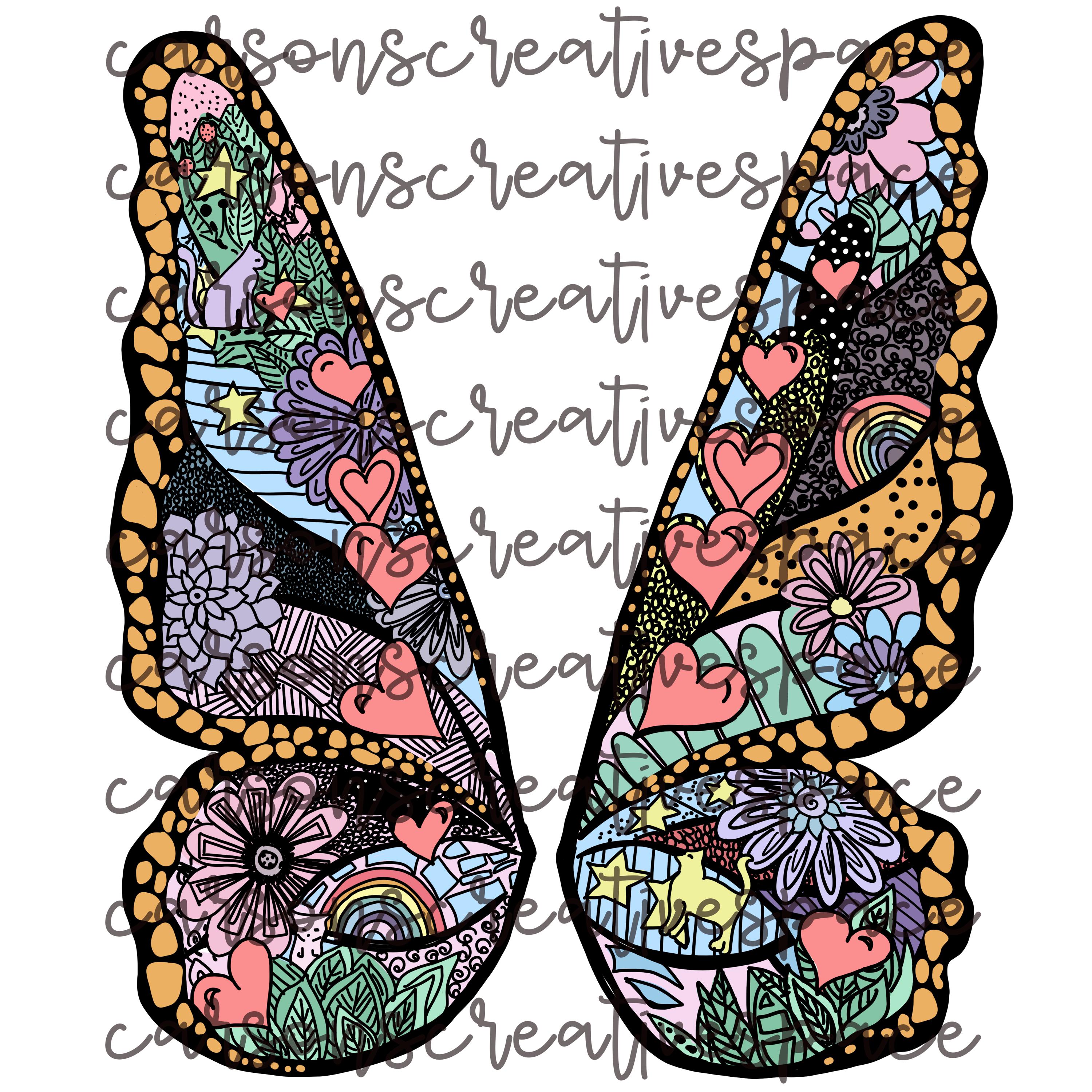 Hand drawn Taylor inspired Lover Me! Mural png graphic with transparent background download