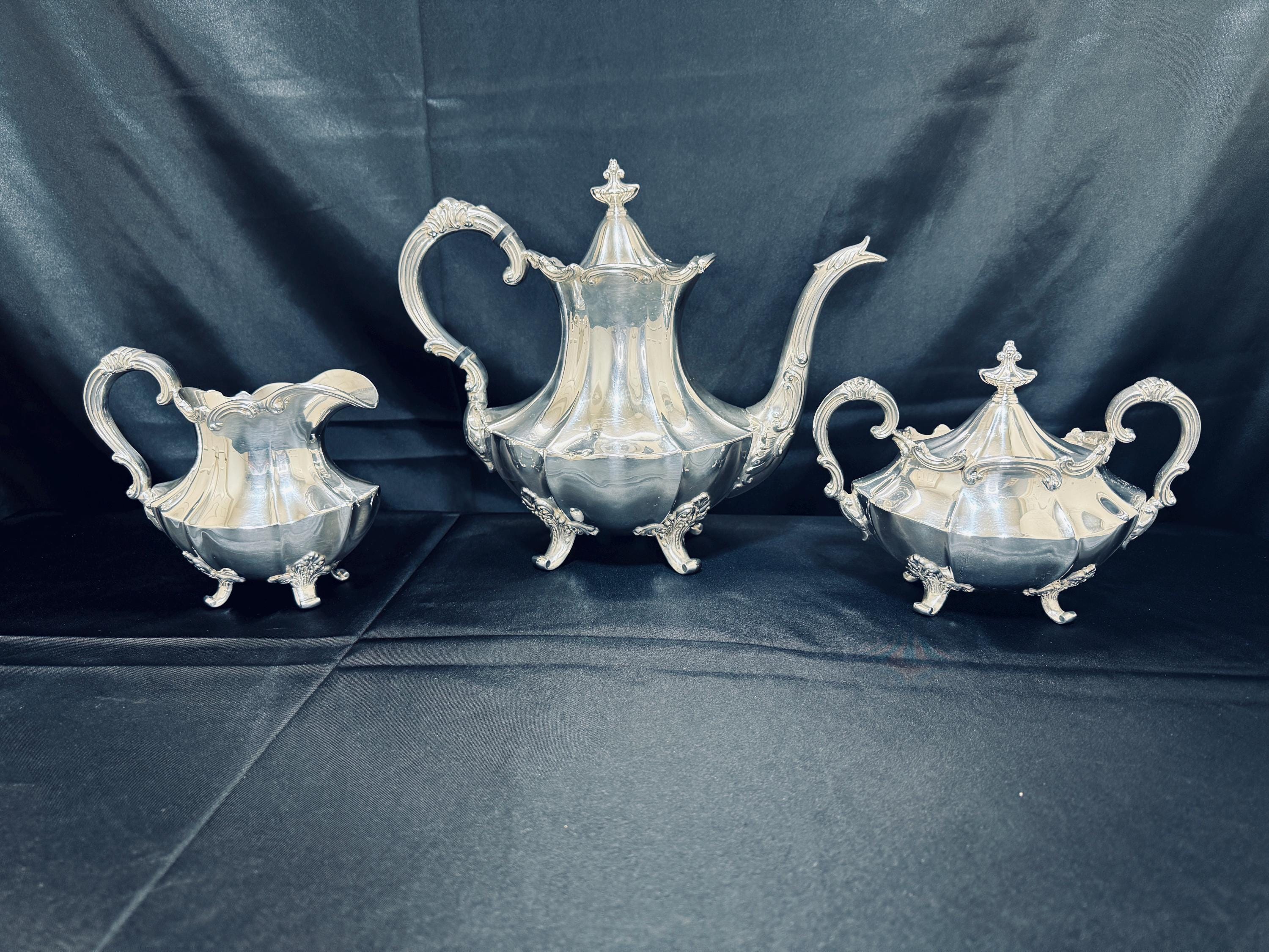 【Reed & Barton】Victorian ティーサービス 4点　優美！！ Reed and Barton Victorian Tea Set - Etsy