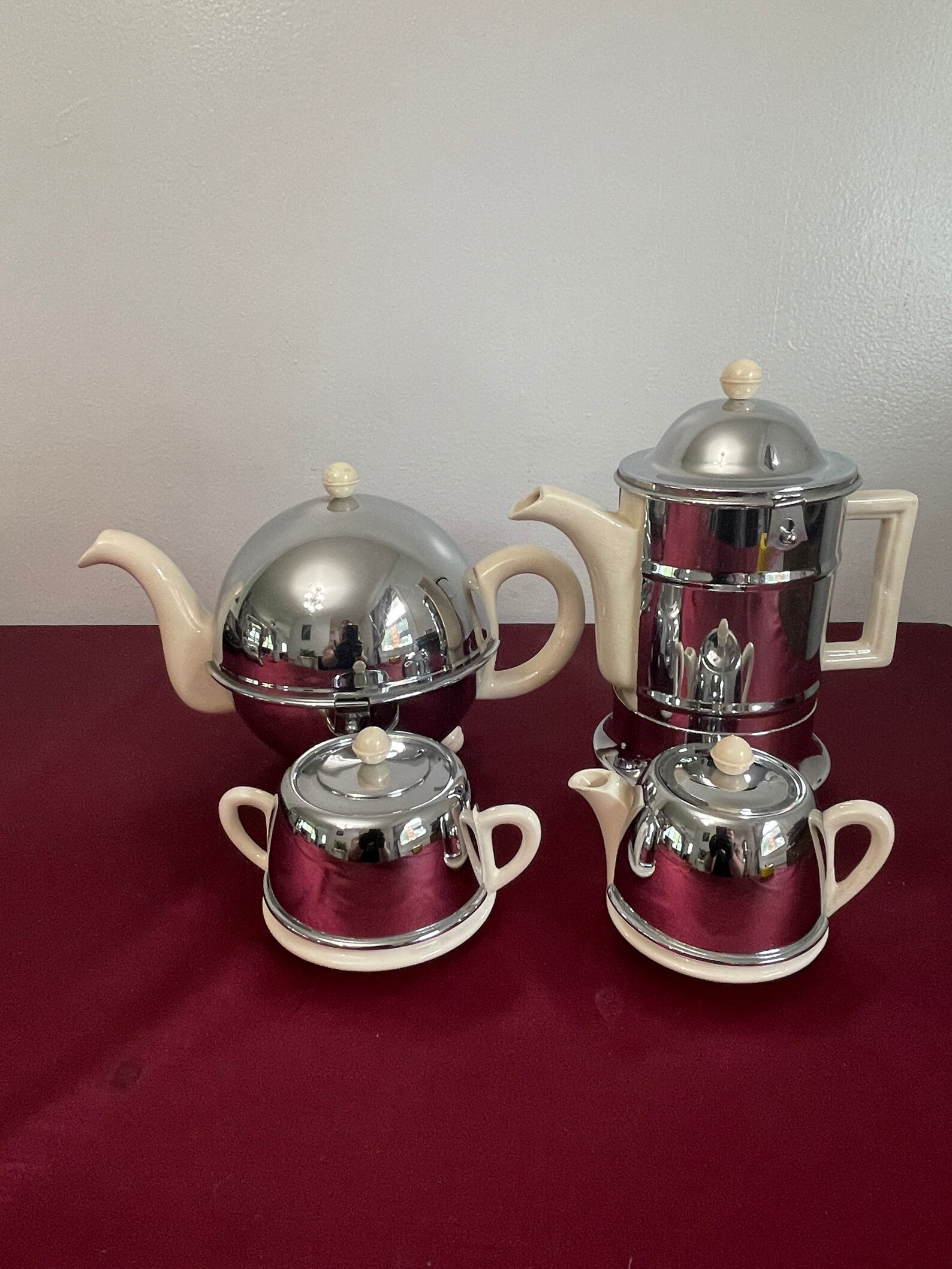 Heatmaster Tea and Coffee Set made by Ellgrave Pottery with Etsy