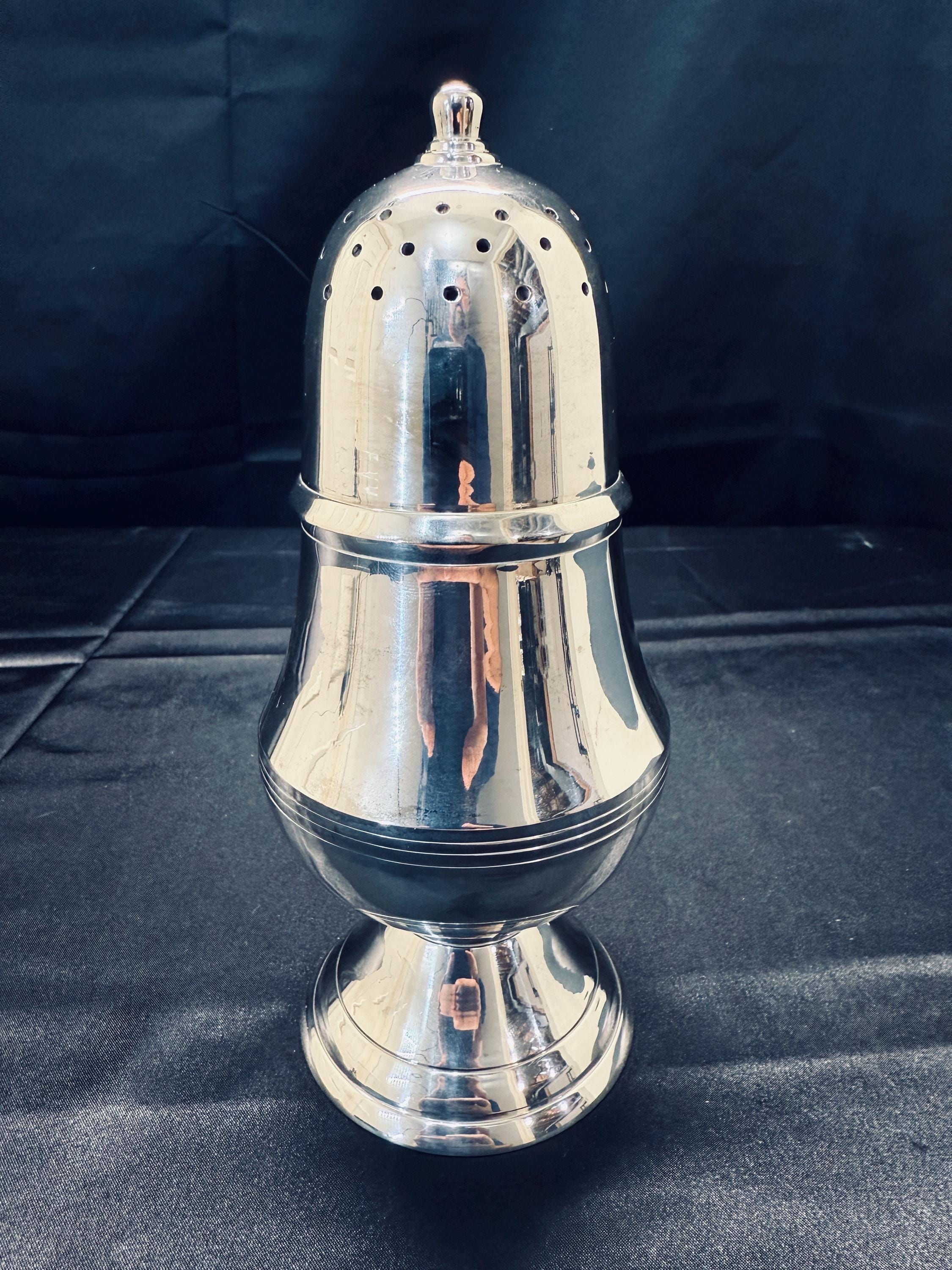 Vintage Silver Plated Sugar Shaker Salt Caster MUFFINEER