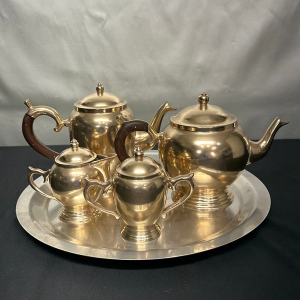 Brass Tea Set Etsy
