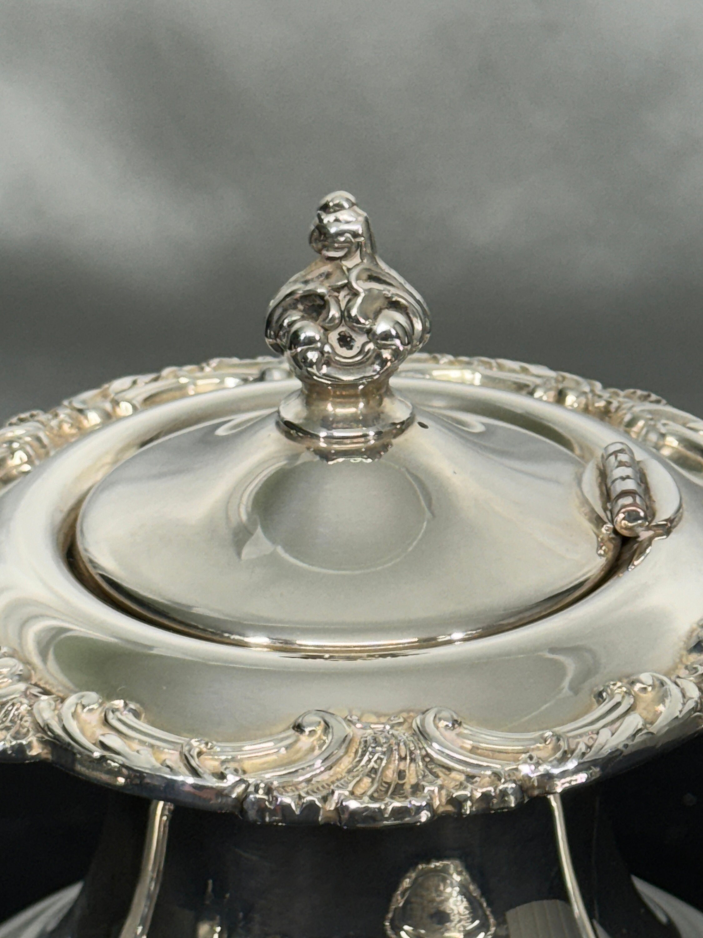 Vintage Oneida Silver Plated Tea Set - Ascot Pattern - Etsy Norway