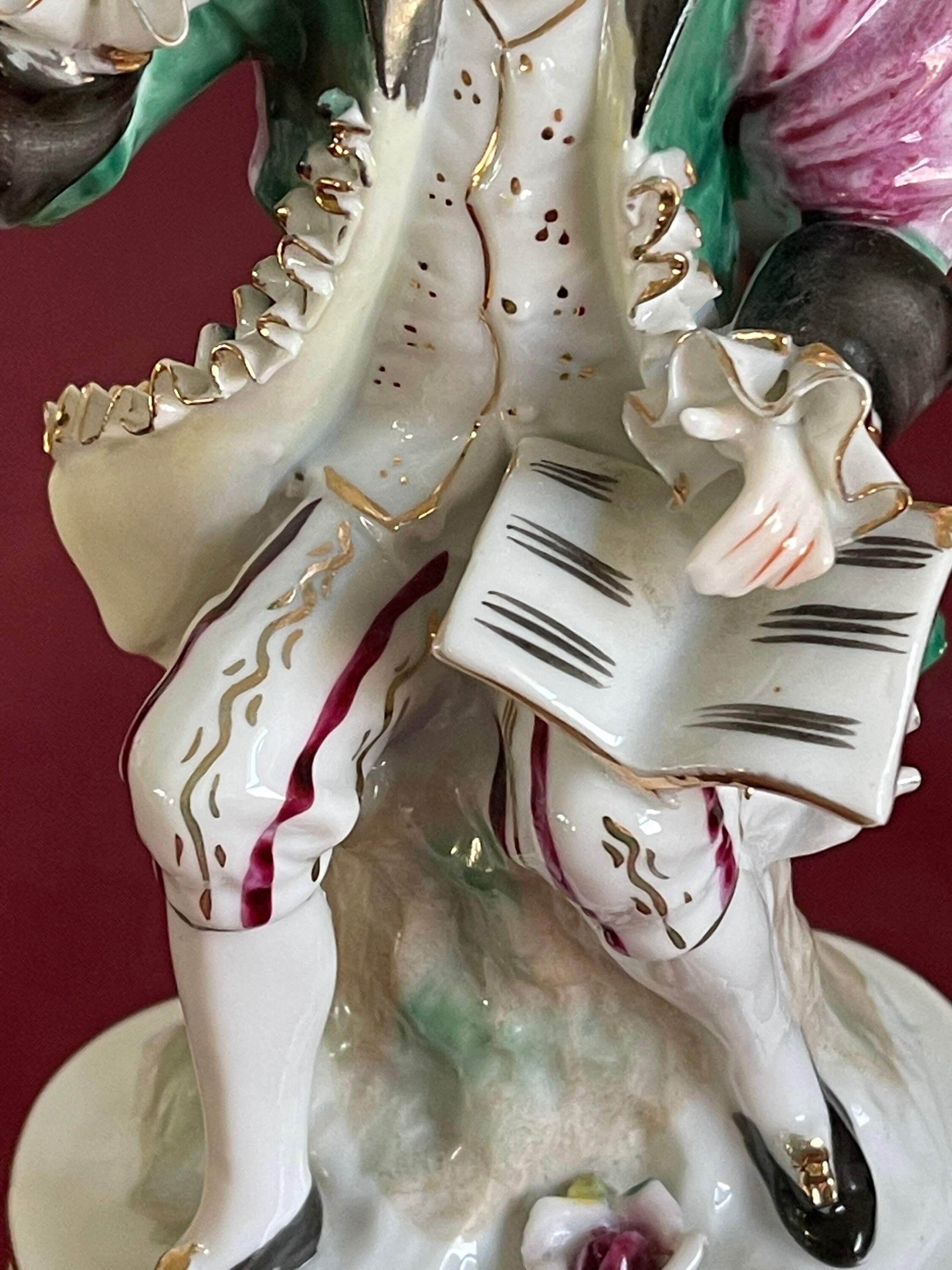 Vintage Wales China Hand Painted Porcelain Figurines unknown Etsy