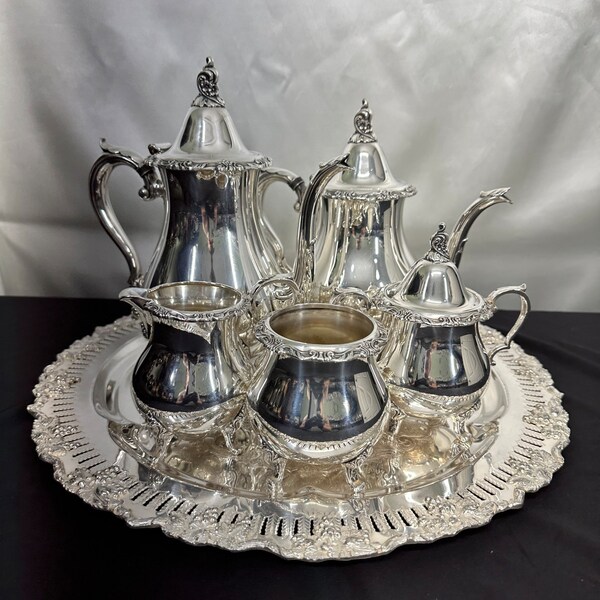 Wallace 1100 Silver Tea Set Etsy