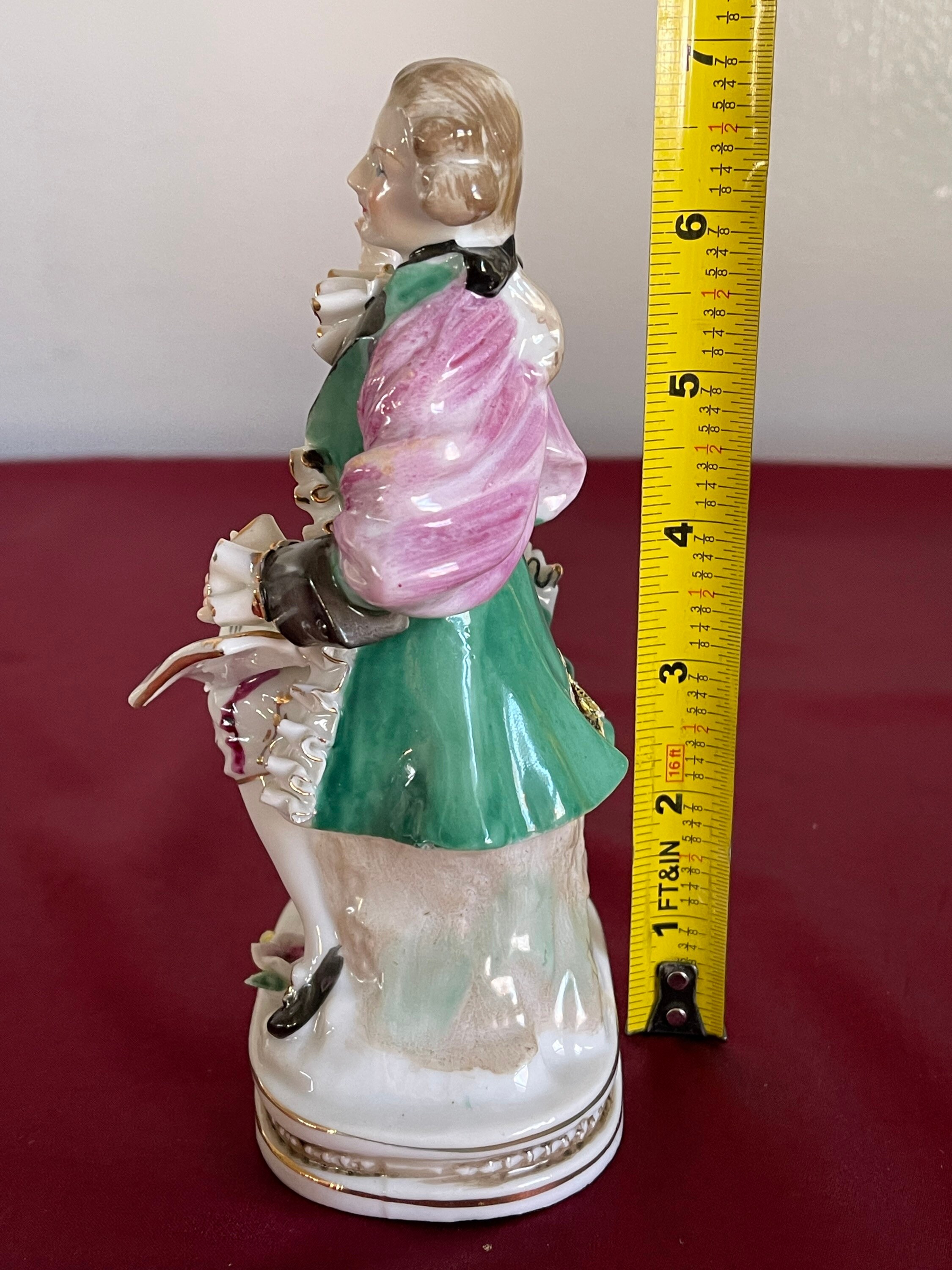 Vintage Wales China Hand Painted Porcelain Figurines unknown Etsy