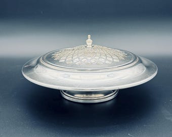 Silverplated Flower Frog produced by Gotham Silver Co.
