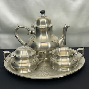 4pc Pewter Tea Set by Royal Selangor