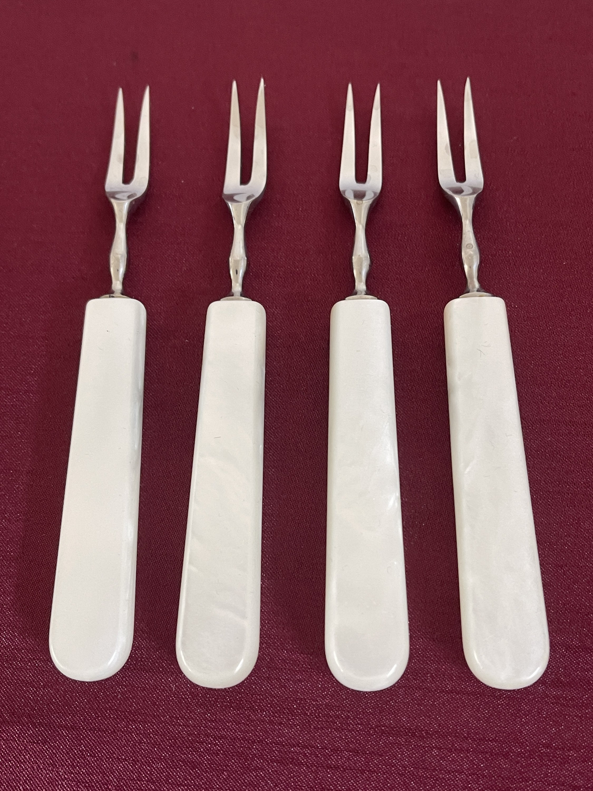 Two Prong Silverplated Forks from Sheffield England Kirk & Etsy