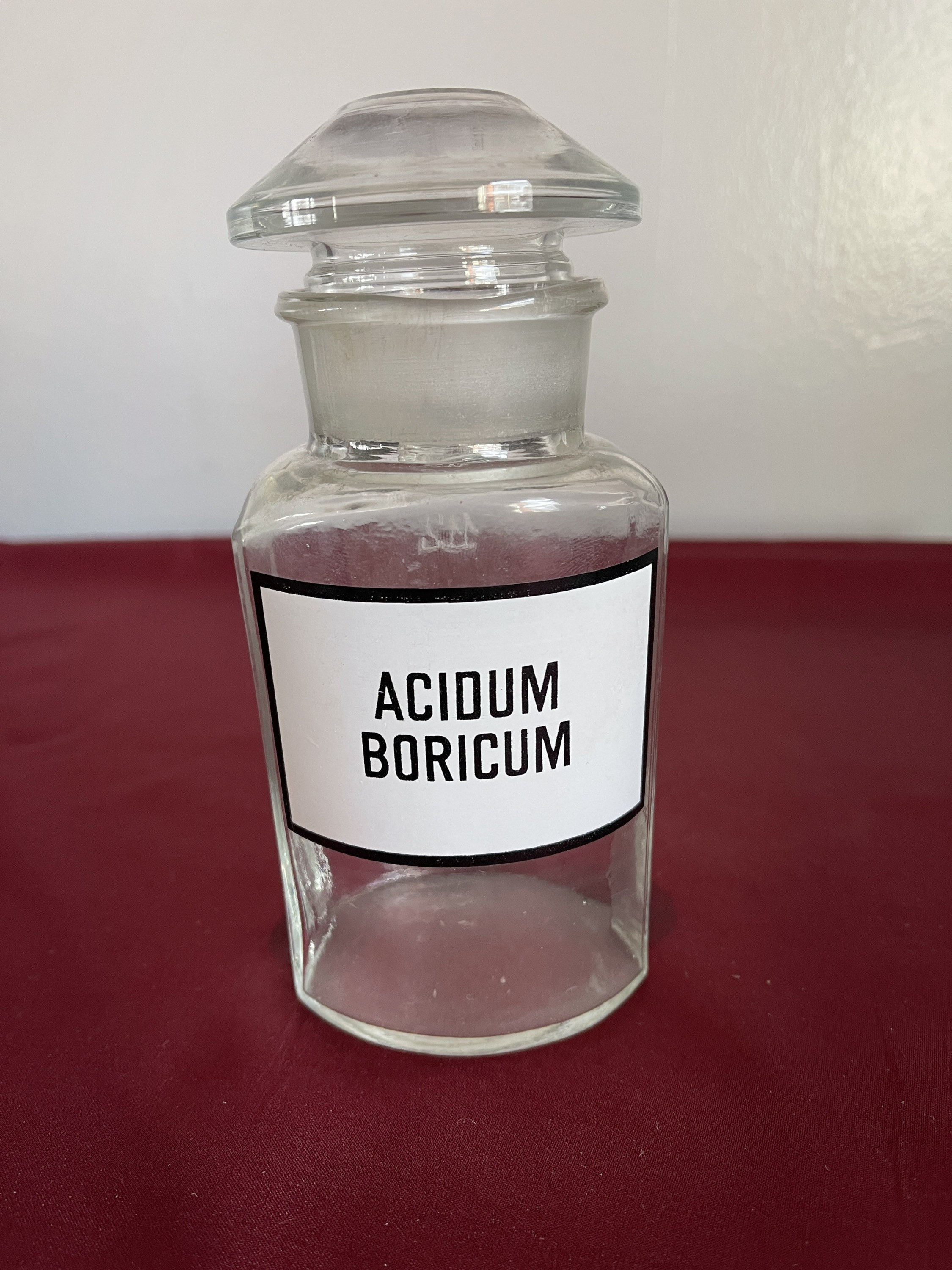 Acidum Boricum Jar Tarro de boticario Productos | Etsy