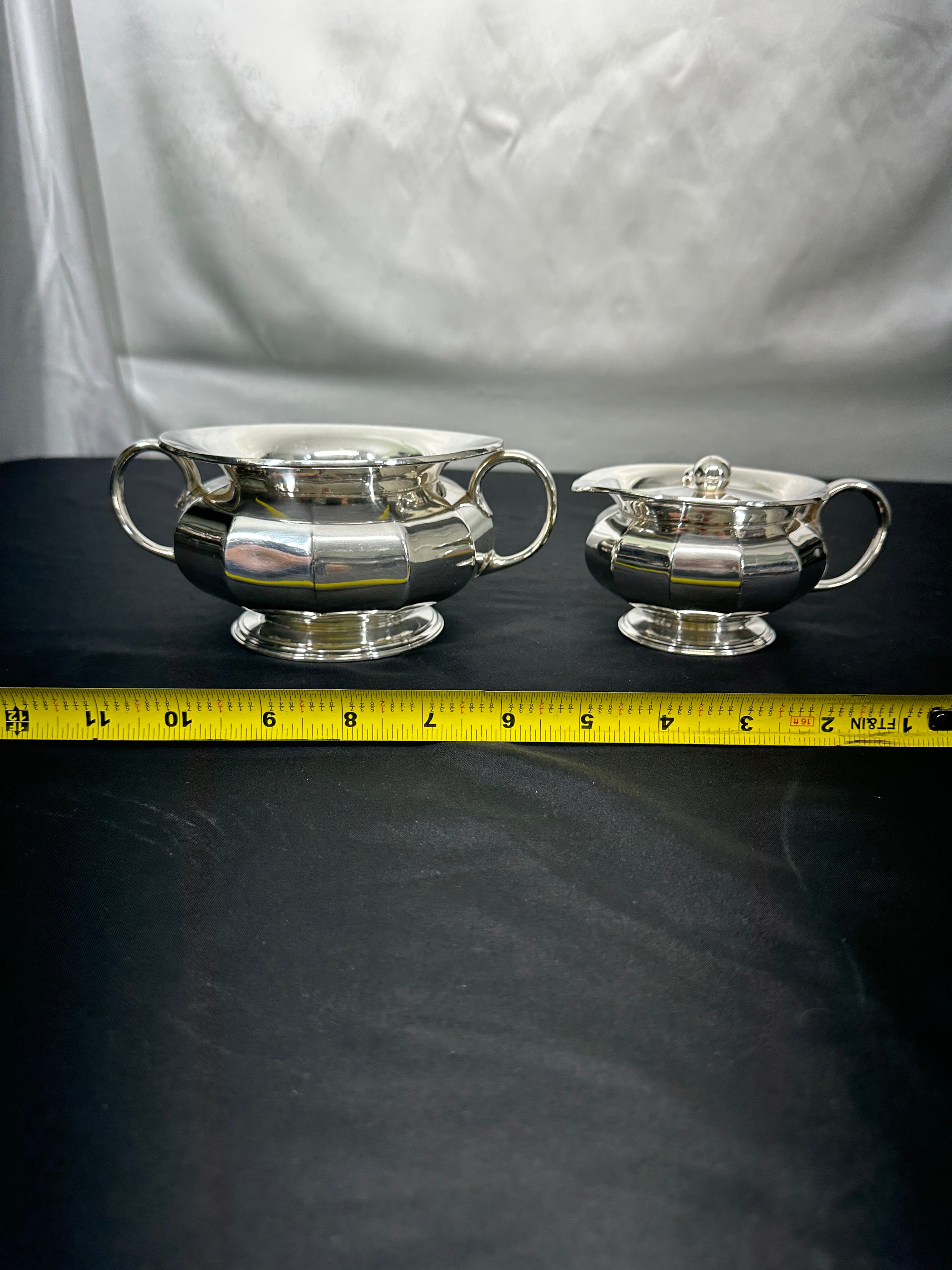 3pc Silver Plated Tea Set Made by James Dixon and Son From 3pc Silver Plated Tea Set Made by James Dixon and Son From