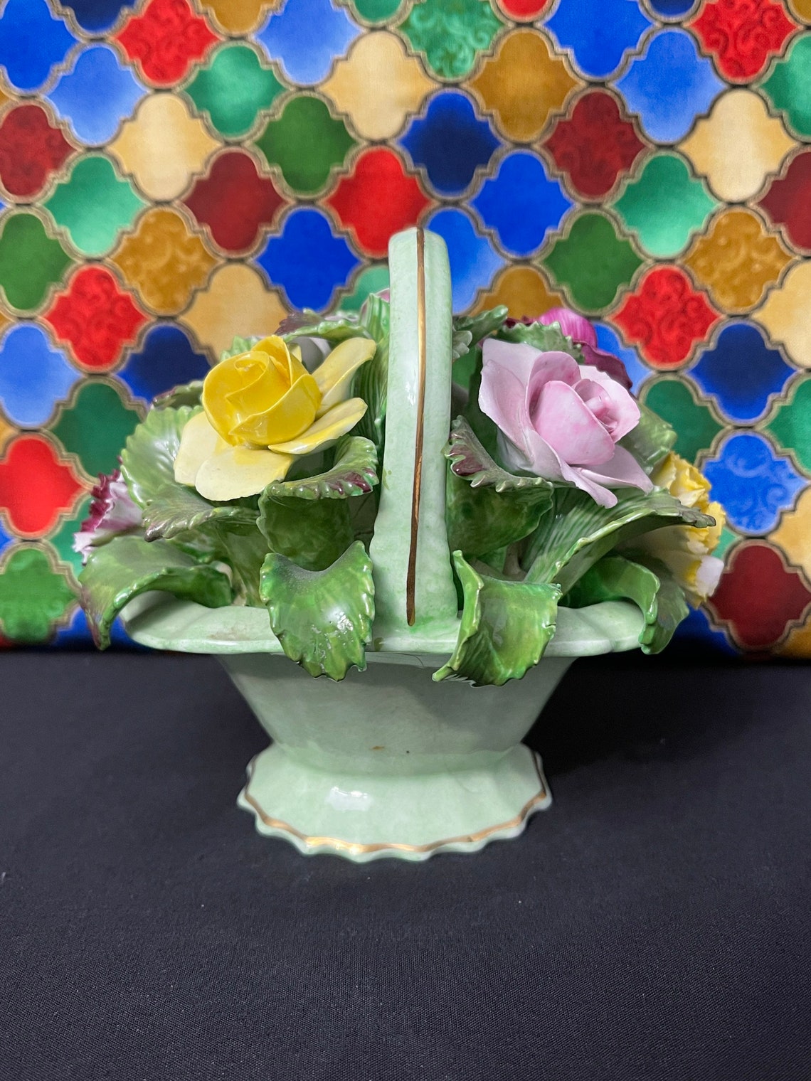 Hand Modelled Best Bone Denton China England Large Bouquet of Etsy