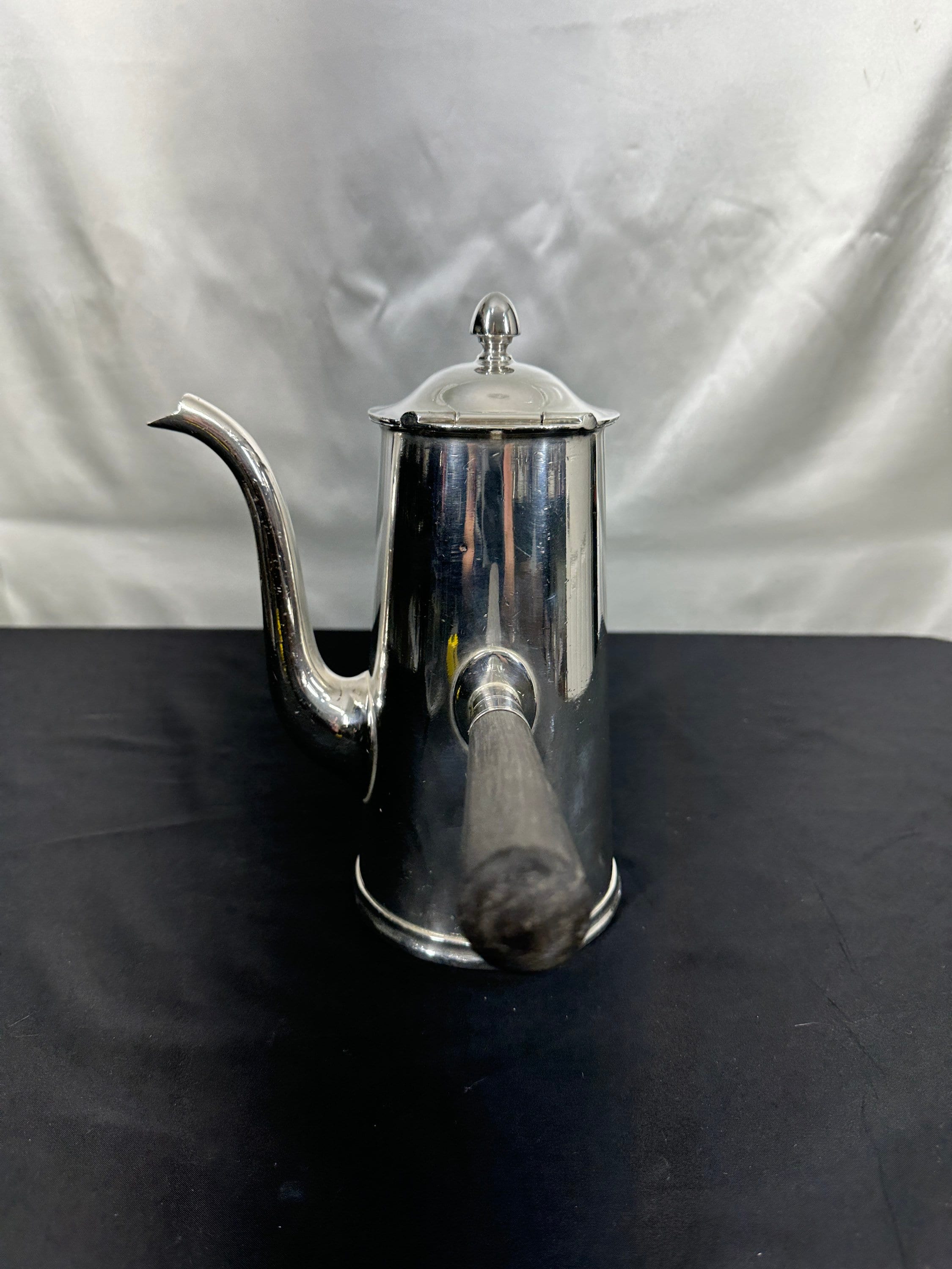 1895年頃 米国アンティーク 純銀製 脚付きディッシュ 215g