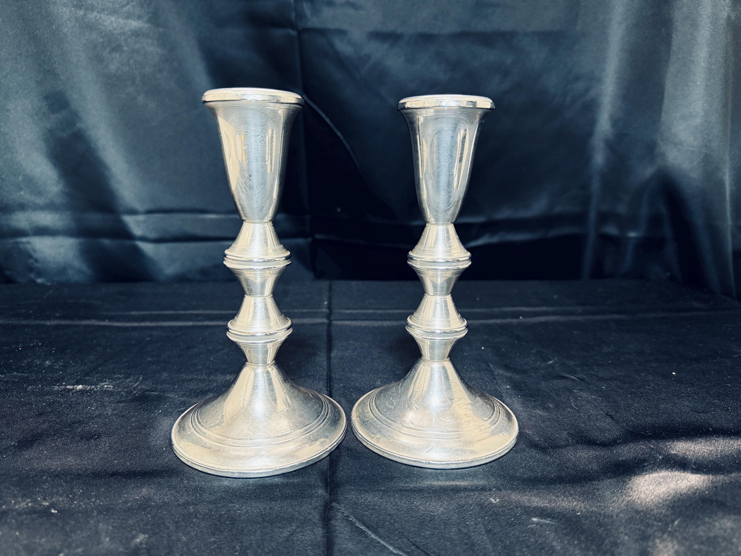 Duchin Creation Weighted Sterling Candlestick Holder - Etsy