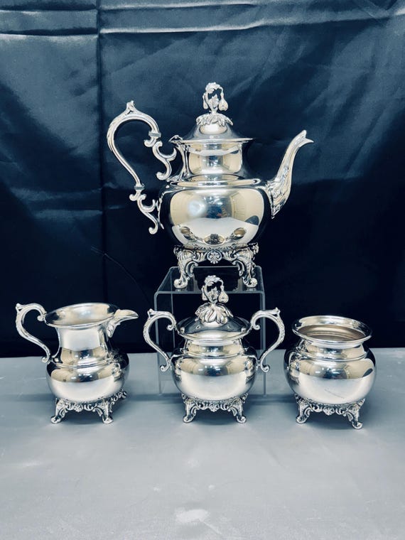 4pc Silverplated Tea Set by Lehman Bros or Leonard Silver