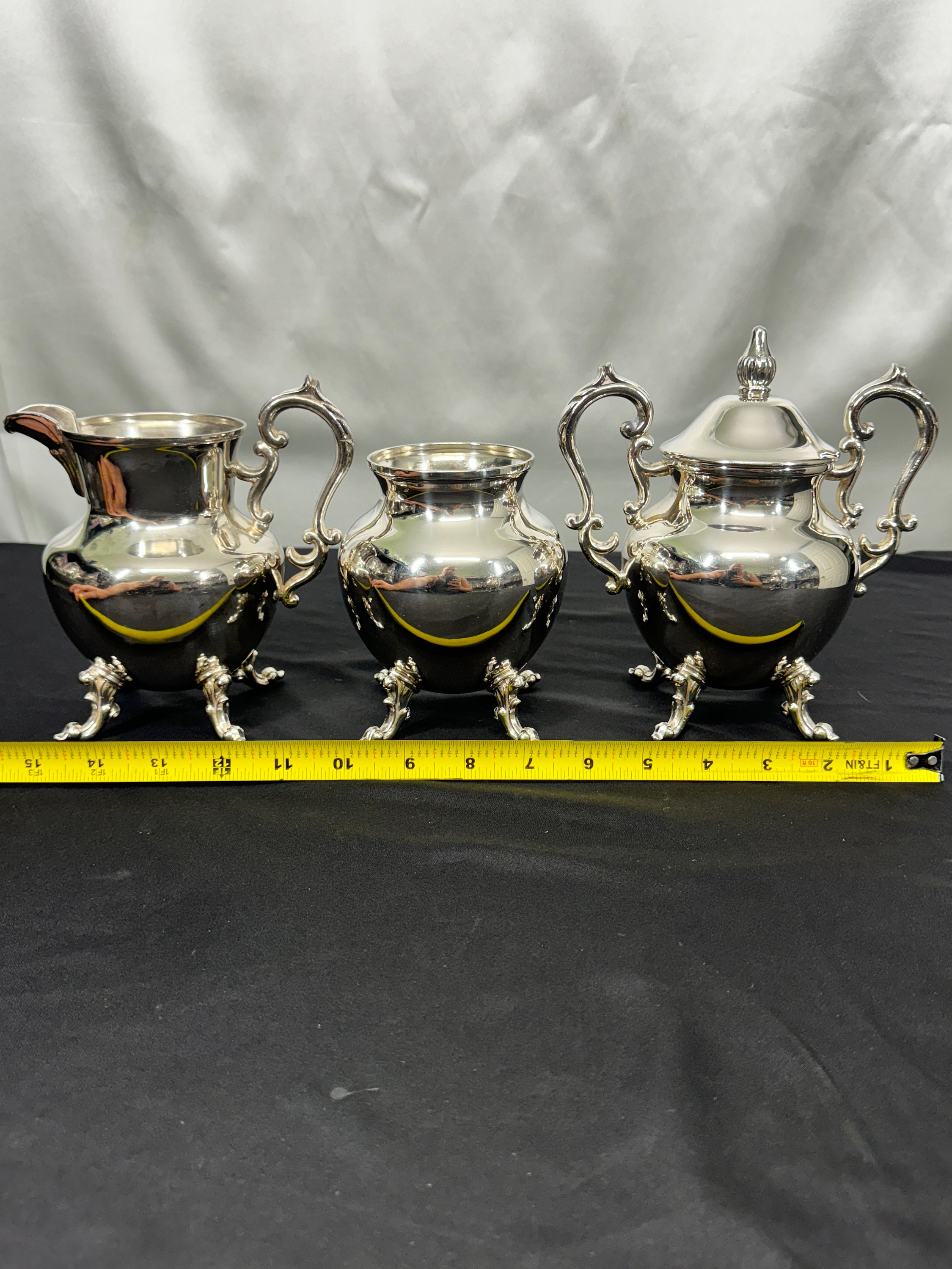 4pc Silver Plated Tea Set by Birmingham Silver Company