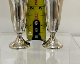 Sterling Enameled Cordial Cups by Gorham. 951 is the official pattern name