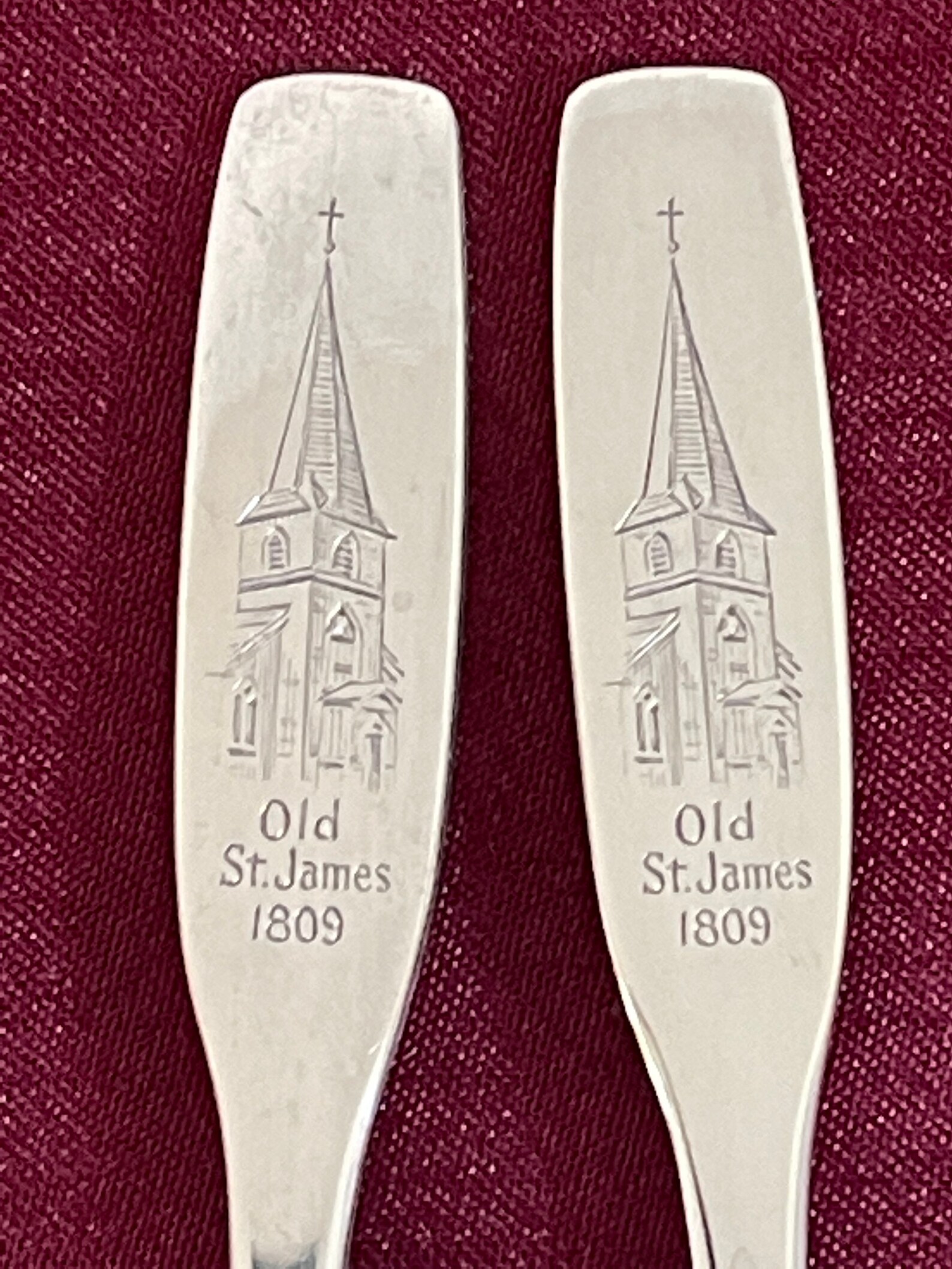 Oneida LTD Silversmith Old St. James 1809 Spoon Etsy