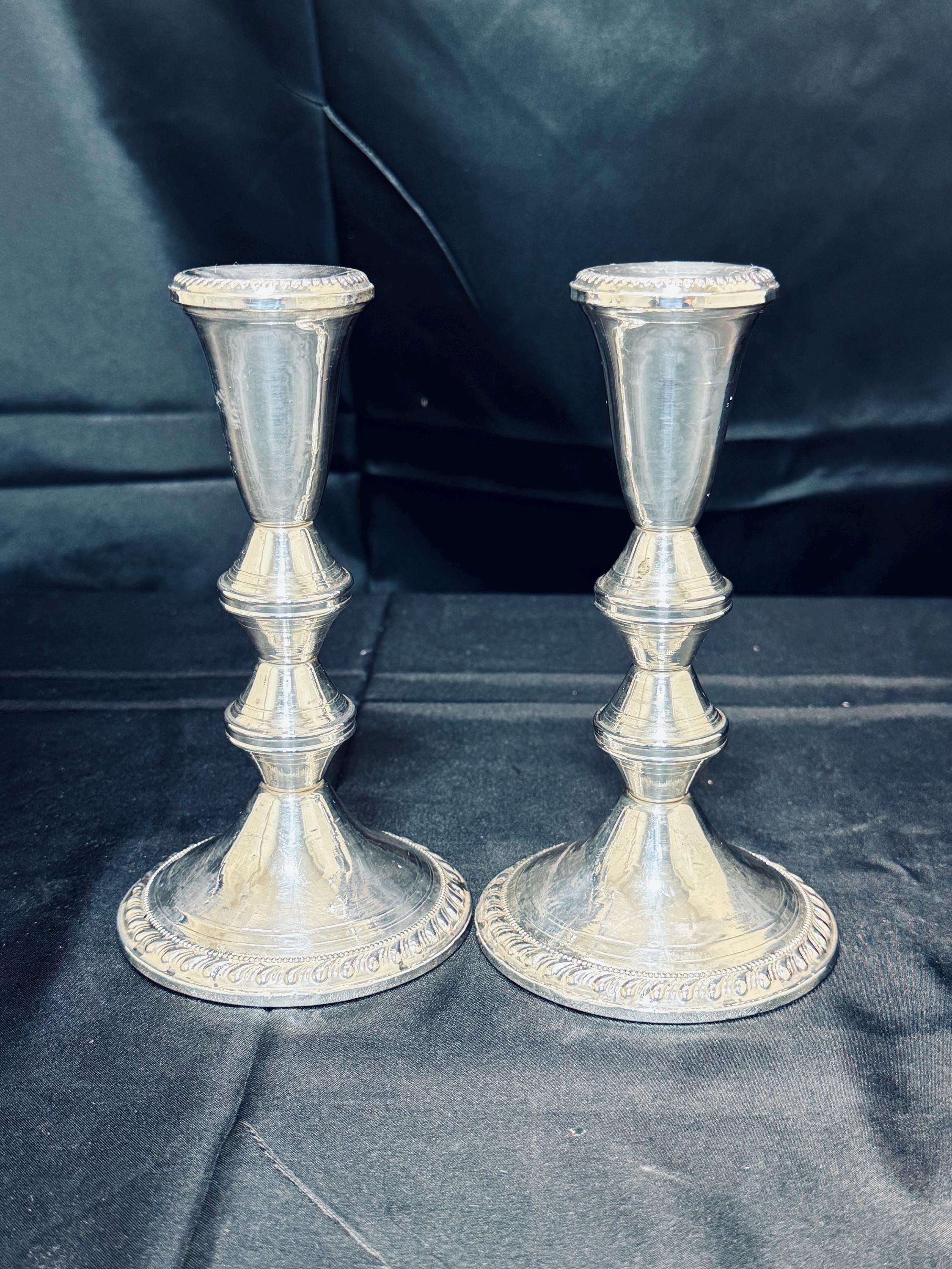 Duchin Creation Weighted Sterling Candlestick Holder - Etsy