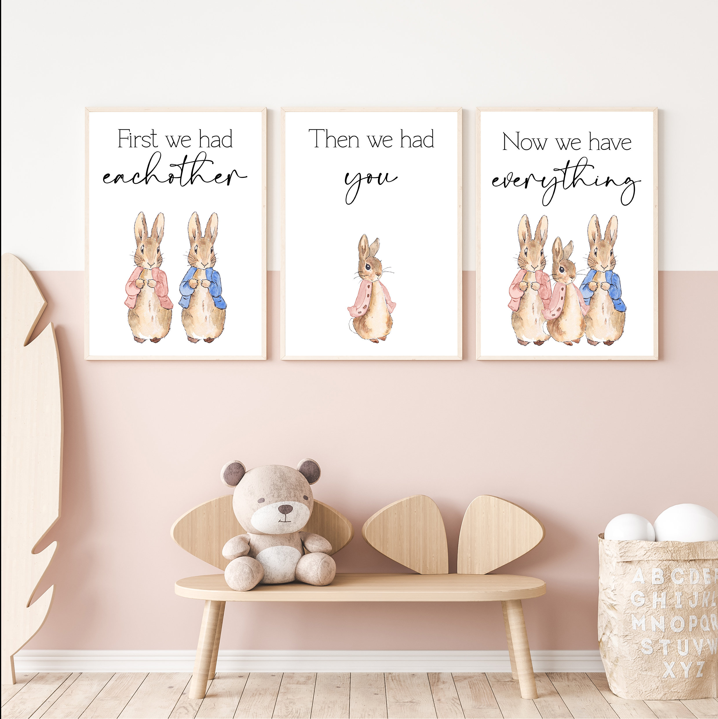 Peter Rabbit Nursery Prints Baby Nursery Decor Nursery Wall Etsy
