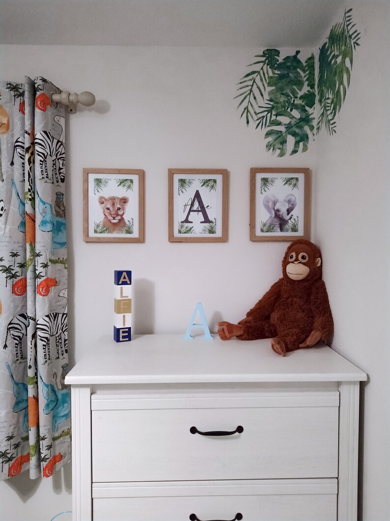 Nursery Baby Animal Prints Nursery Print Safari Animal Wall Etsy