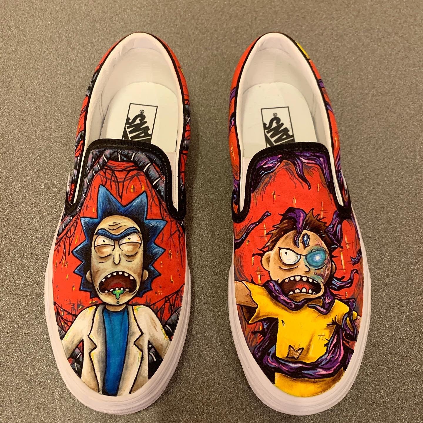 Custom Vans / Converse Made to Order Etsy