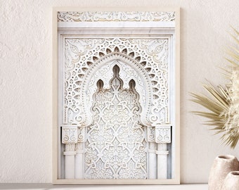 Printable Moroccan ornament photo, boho digital art print, oriental bohemian print, Instant Download