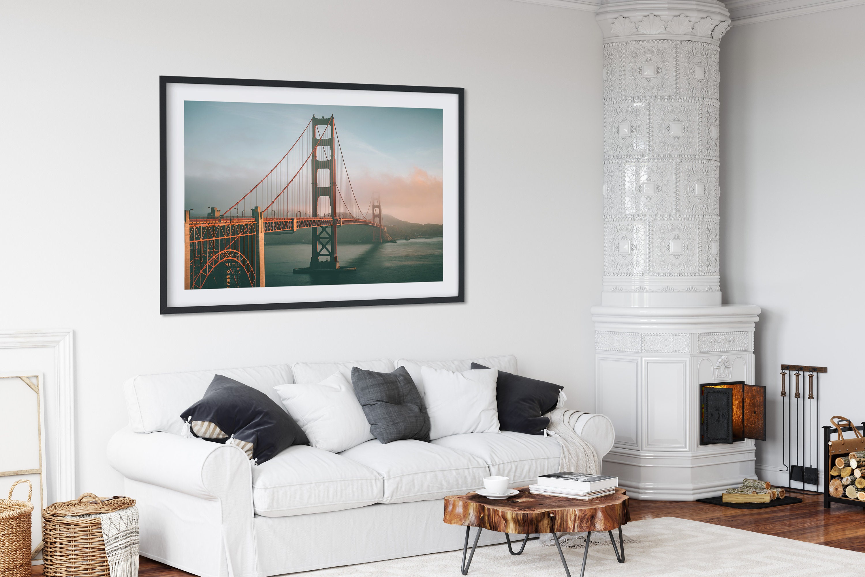 Download Printable Photo Golden Gate Bridge Horizontal Digital | Etsy