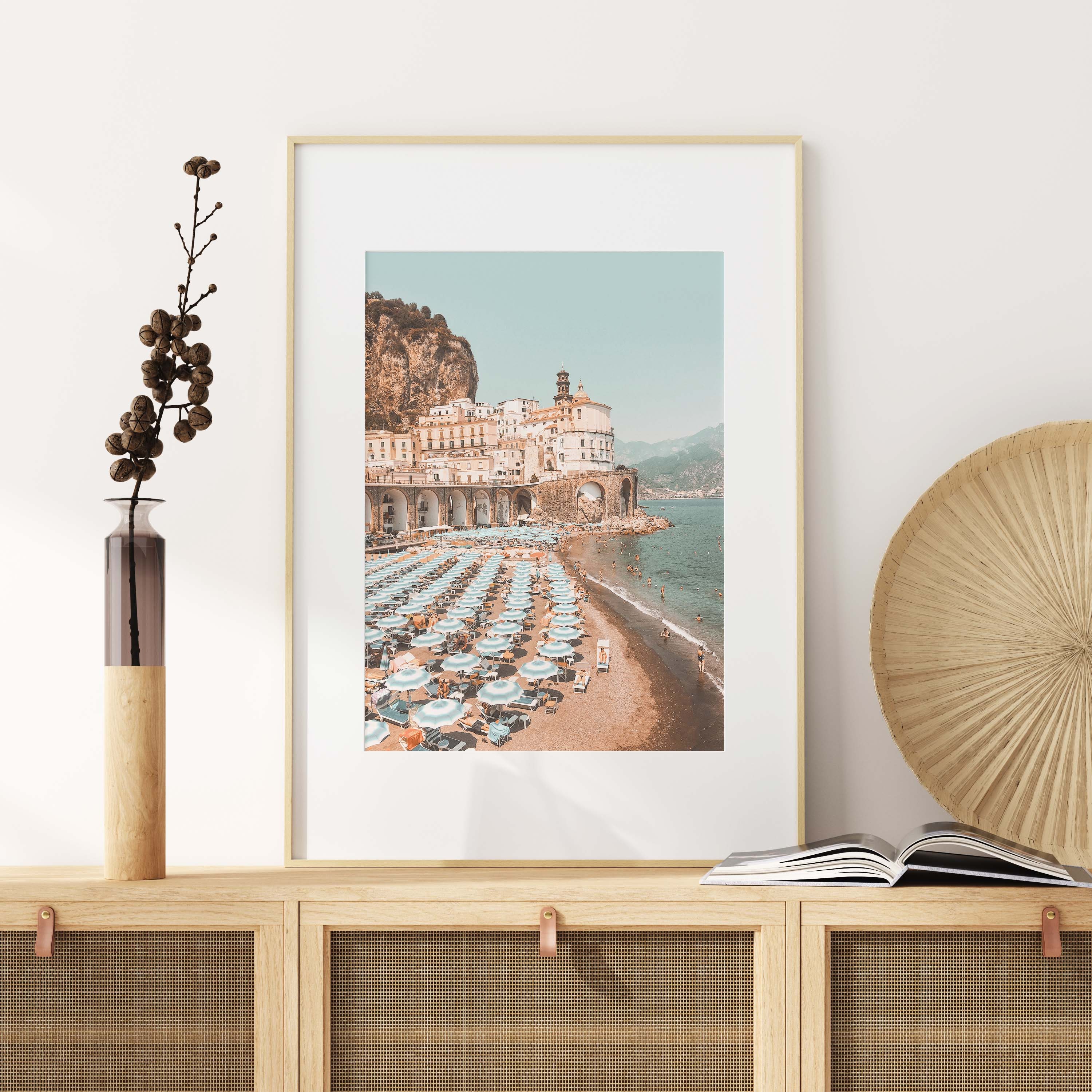Printable Amalfi Coast Photo Italy Digital Art Print Pastel - Etsy