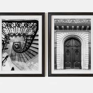 Set of 6 Printable Black and White Paris Photos, Paris Gallery Wall Set ...