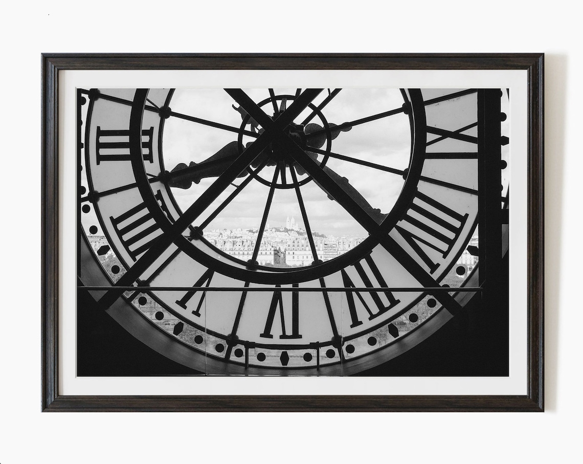 Set of 6 Printable Black and White Paris Photos Paris Gallery | Etsy
